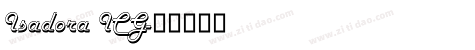 Isadora ICG字体转换